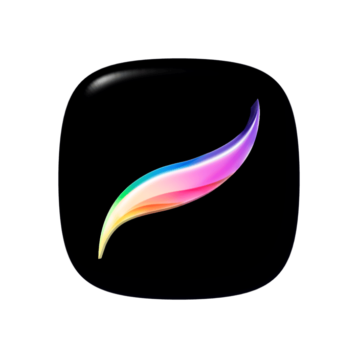 procreate app icon on transparent background free png